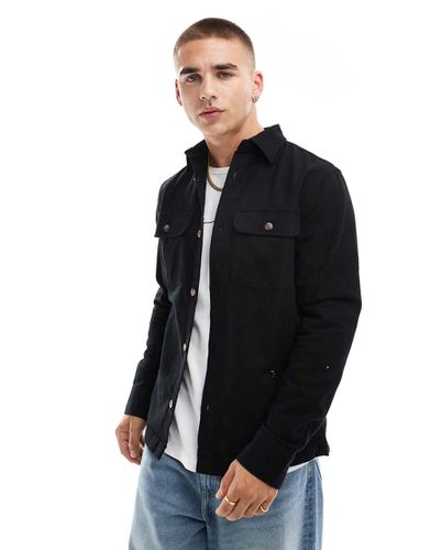 Giacca in flanella nera - Jack & Jones - Modalova