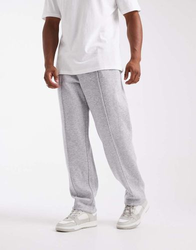Pantalon de jogging ample à plis nervurés - chiné - Jack & Jones - Modalova