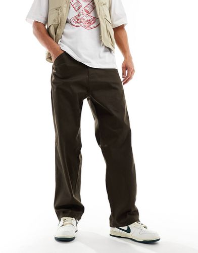 Pantaloni chino ampi cioccolato - Jack & Jones - Modalova