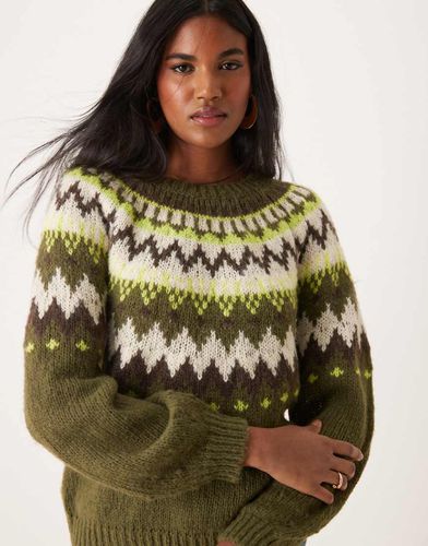 Maglione con motivo Fair Isle - JDY - Modalova