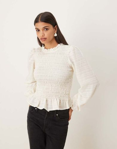 Top texturé à manches longues - Jdy - Modalova