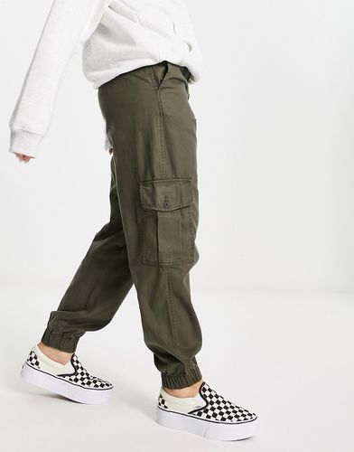 Pantaloni cargo kaki con fondo elasticizzato - JJXX - Modalova