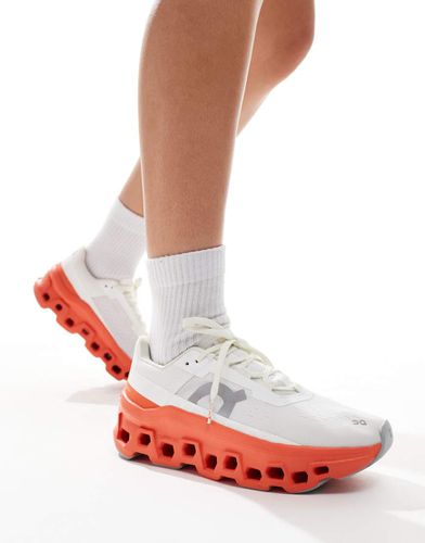 ON - Cloudmonster - Sneakers da corsa bianche e rosse - On Running - Modalova