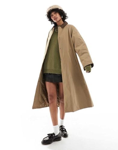 Trench a coste color cammello - ONLY - Modalova