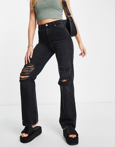 Camile - Jeans a fondo ampio neri con strappi sulle ginocchia - ONLY - Modalova