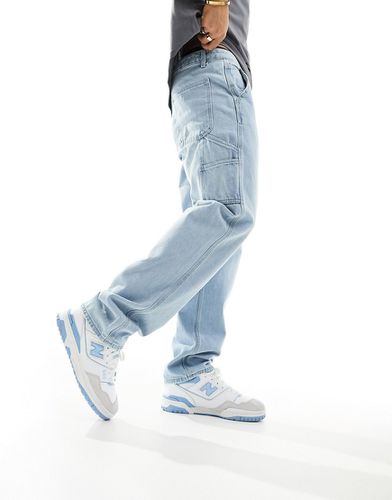 Edge - Jeans dritti rigidi lavaggio chiaro - ONLY & SONS - Modalova