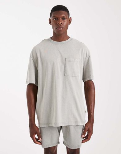 T-shirt d'ensemble ultra oversize - clair délavé - Only & Sons - Modalova