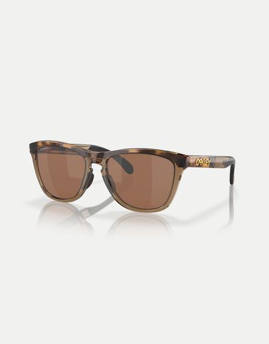 Frogskins™ Range - Occhiali da sole squadrati tartarugato/ sfumato con lenti marroni specchiate polarizzate - Oakley - Modalova