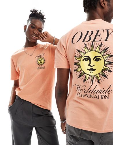 T-shirt unisex con stampa di sole - Obey - Modalova