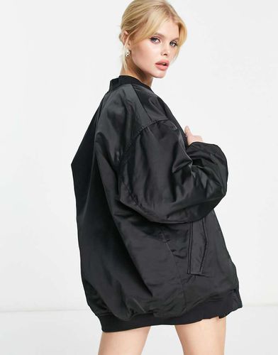 Giacca bomber oversize nera - Object - Modalova