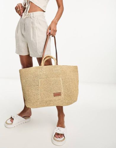 Borsa shopping in paglia beige - Other Stories - Modalova