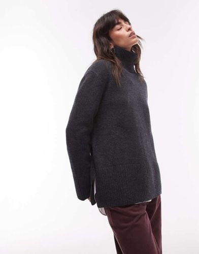 Maglione oversize accollato in lana - Other Stories - Modalova