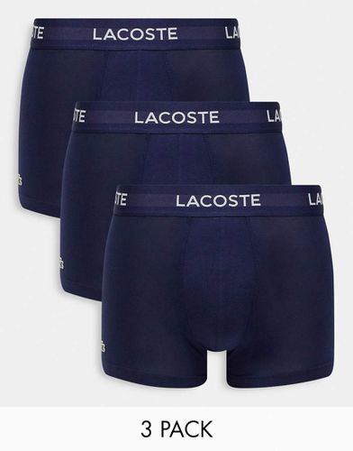 Confezione da 3 paia di boxer aderenti - Lacoste - Modalova