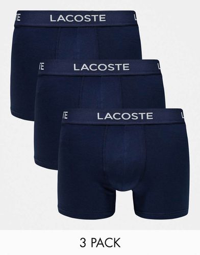 Confezione da 3 paia di boxer aderenti - Lacoste - Modalova