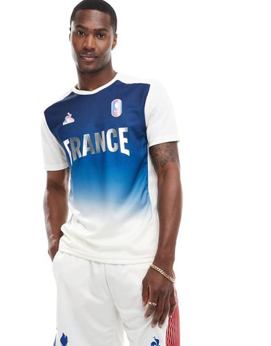 Squadra Francia Olimpiadi 2024 - Maglia da allenamento color marshmallow e sfumato - Le Coq Sportif - Modalova