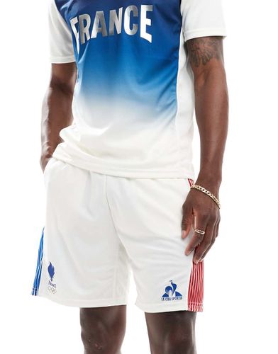 Pantaloncini della squadra Francia Olimpiadi 2024, colore marshmallow - Le Coq Sportif - Modalova