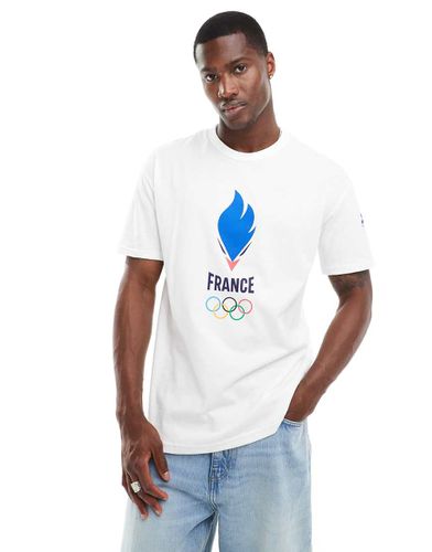 T-shirt con stampa della squadra Francia Olimpiadi 2024 sul retro, colore - Le Coq Sportif - Modalova