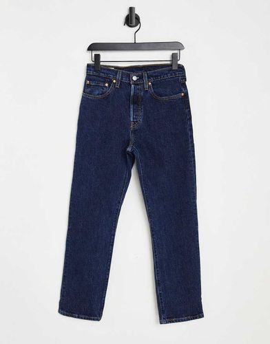 Jeans corti a gamba dritta a vita alta color indaco - Levi's - Modalova