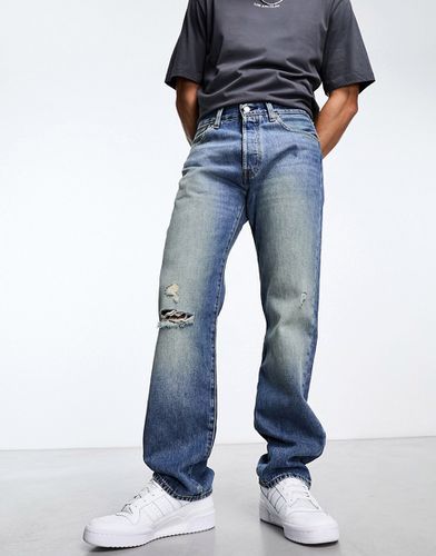 Jeans dritti original fit '93 lavaggio medio con strappi - Levi's - Modalova