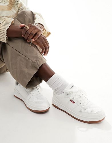 Drive - Sneakers in pelle bianca con logo e suola in gomma - Levi's - Modalova