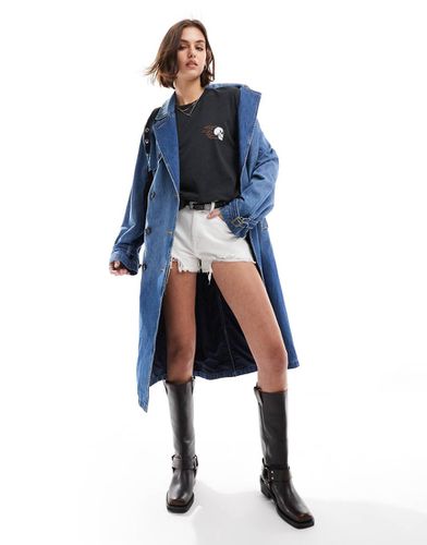 Spade - Trench comodo in denim blu scuro con cintura - Levi's - Modalova