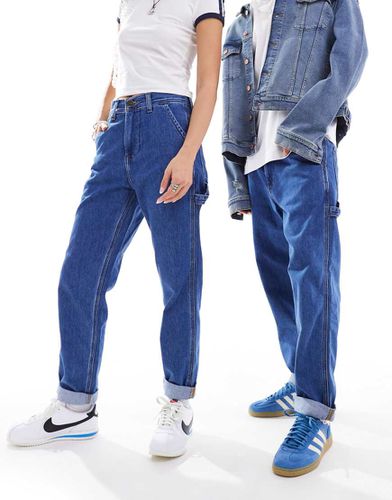 Jeans unisex affusolati lavaggio medio - Lee - Modalova