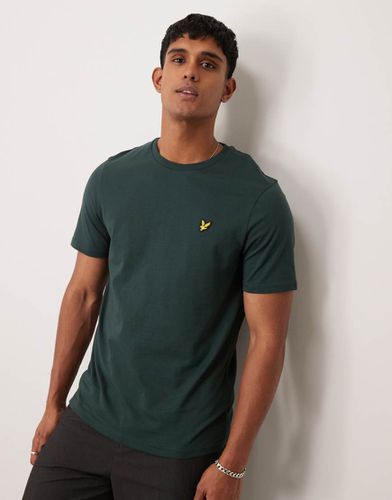 T-shirt scuro con logo - Lyle & Scott - Modalova