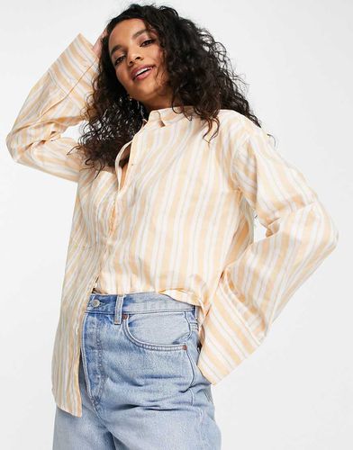 Camicia oversize con maniche ampie a righe - Monki - Modalova