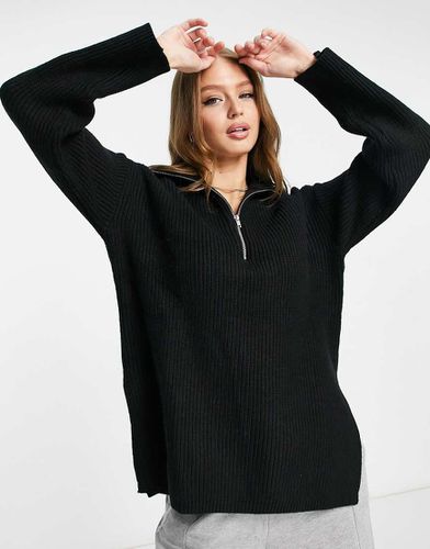 Maglione con zip sul davanti - Monki - Modalova