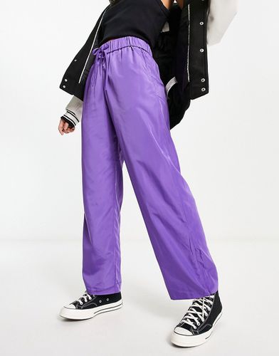 Pantaloni a fondo ampio con coulisse - Monki - Modalova