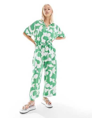 Tuta jumpsuit con stampa grafica - Monki - Modalova