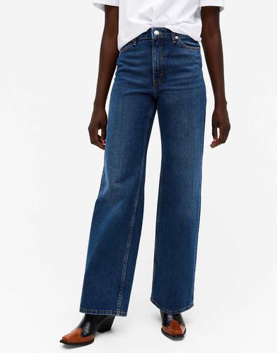 Yoko - Jeans a fondo ampio in cotone classico - MBLUE - Monki - Modalova