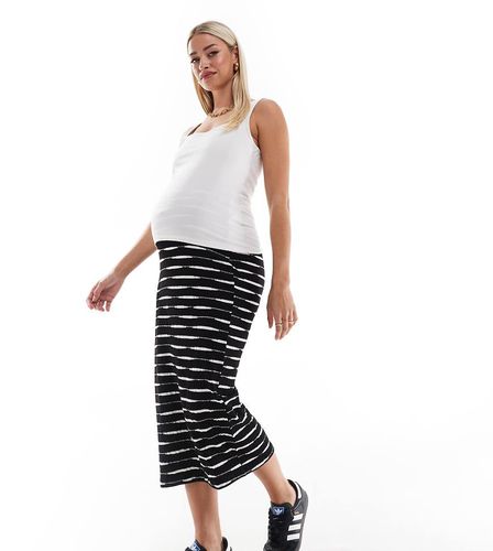 Mamalicious Maternity - Gonna midi in jersey mélange - Mama.licious - Modalova