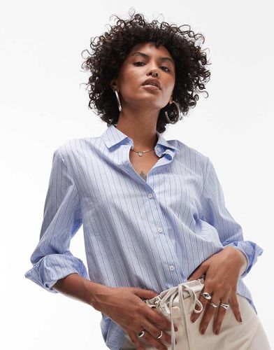 Camicia vestibilità classica con motivo gessato - Mango - Modalova