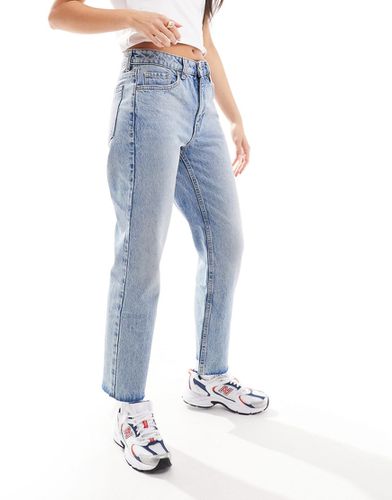 Jeans a zampa taglio corto azzurri - Mango - Modalova