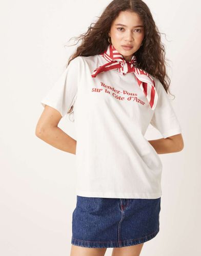 T-shirt avec imprimé Rendez-vous - Mango - Modalova