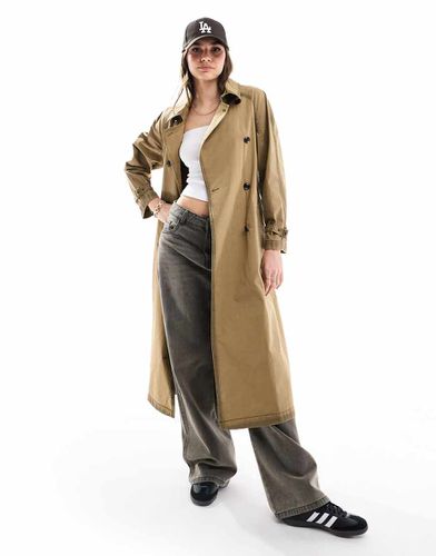 Trench scuro slavato - Mango - Modalova