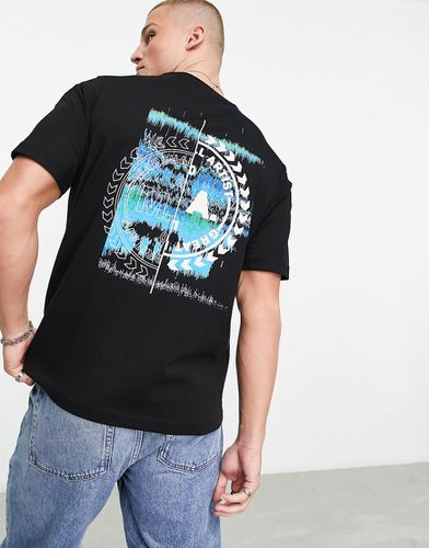 Surface To Air - T-shirt nera con stampa sul retro - Marshall Artist - Modalova