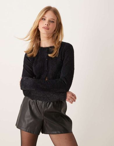 Cardigan soffice a coste - Miss Selfridge - Modalova