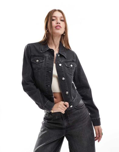 Giacca girlfriend in denim slavato - Miss Selfridge - Modalova