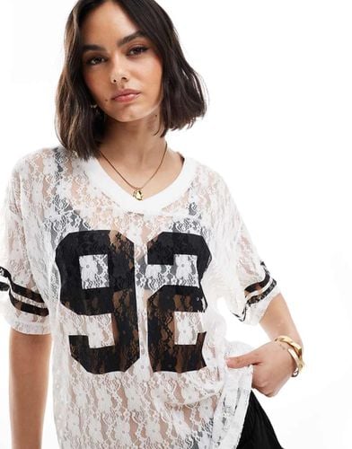 Top stile football in pizzo - Miss Selfridge - Modalova