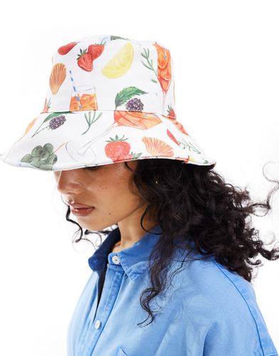 Cappello in cotone con stampa di frutta - My Accessories - Modalova