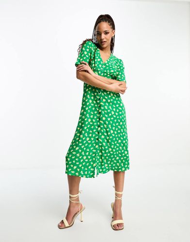 Alexa - Vestito midi verde con stampa di limoni - Nobody's Child - Modalova