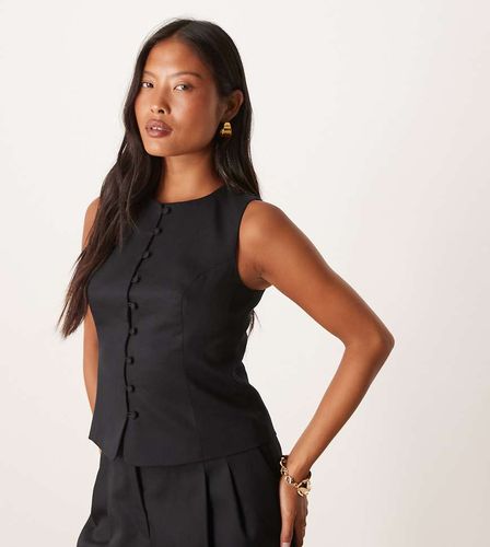 Pippa - Top d'ensemble style gilet de costume - Nobody's Child Petite - Modalova