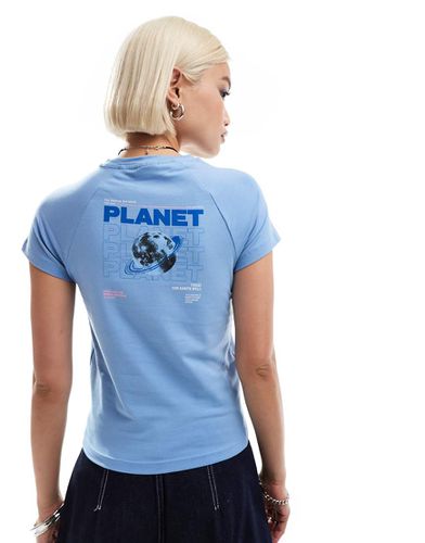 Planet - T-shirt azzurra - Noisy May - Modalova