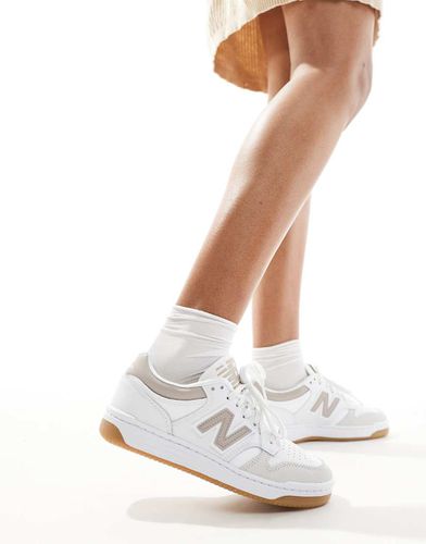 Sneakers color e beige con suola in gomma - New Balance - Modalova