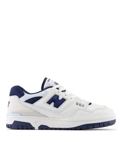 Sneakers bianche e blu scuro - New Balance - Modalova