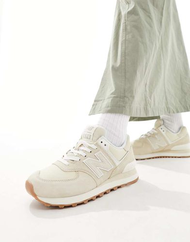 Sneakers beige con suola in gomma - New Balance - Modalova