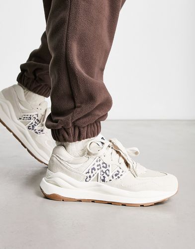 Sneakers color avena con stampa leopardata - New Balance - Modalova