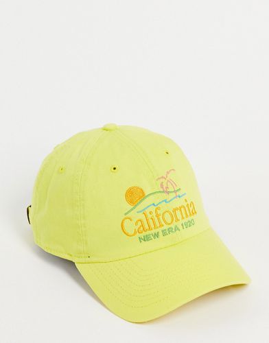 Twenty - Cappello unisex con visiera con scritta "California" - New Era - Modalova